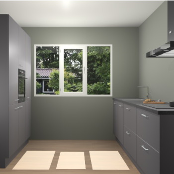 Onyxgrijze keuken Bytom 54306