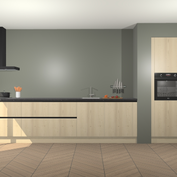 Vuren greeploze keuken Calgary 86813