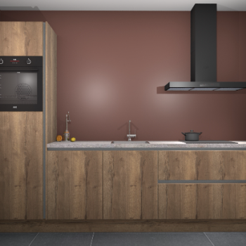 Chocolade eiken greeploze keuken Tokelau 42709