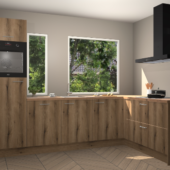 Goud eiken keuken Cannes 71830