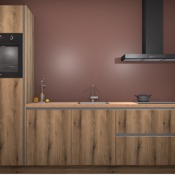 Goud Eiken greeploze keuken Tokelau 44154