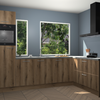 Goud eiken keuken Cannes 71850