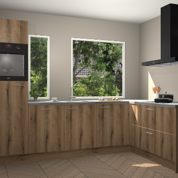 Goud eiken keuken Cannes 71851