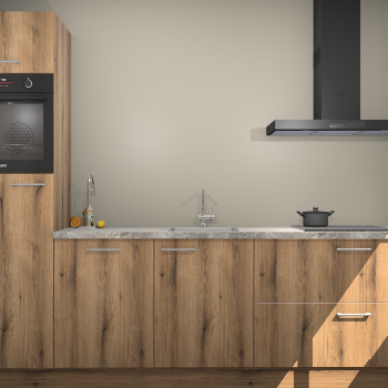 Goud Eiken eiken keuken Tokelau 44313