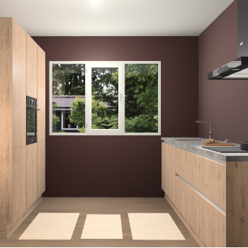 Madera Natuur greeploze keuken Bytom 54397
