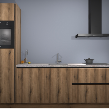 Goud Eiken greeploze keuken Tokelau 44343