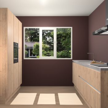 Madera Natuur greeploze keuken Bytom 54404