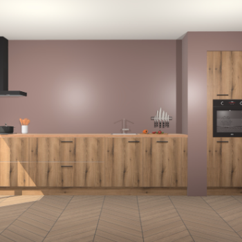 Goud Eiken keuken Calgary 85984