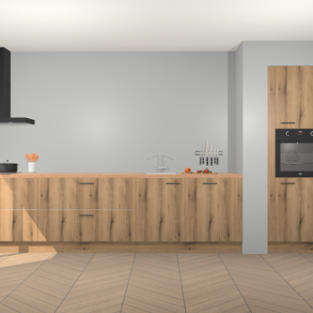 Goud Eiken keuken Calgary 85985