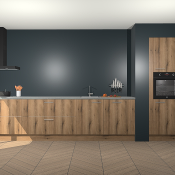 Goud Eiken keuken Calgary 85992