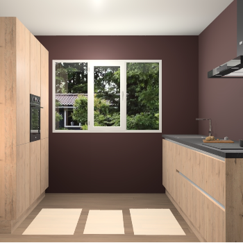 Madera Natuur greeploze keuken Bytom 54483