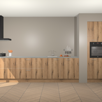 Goud Eiken keuken Calgary 85998