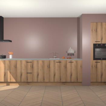 Goud Eiken keuken Calgary 85995