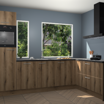 Goud eiken keuken Cannes 71893