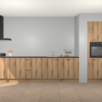 Goud Eiken keuken Calgary 86003