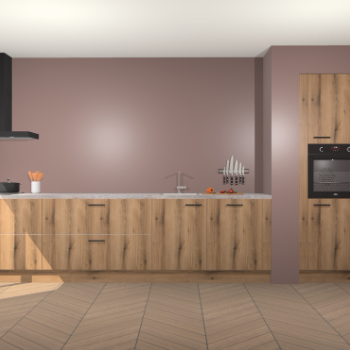 Goud Eiken keuken Calgary 86018