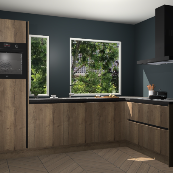 Chocolade eiken greeploze keuken Cannes 71995