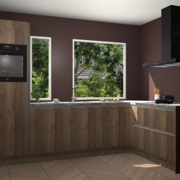 Chocolade eiken greeploze keuken Cannes 71998