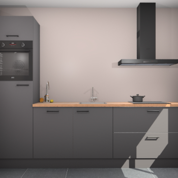 Onyxgrijze keuken Tokelau 43535