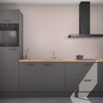 Onyxgrijze keuken Tokelau 43484