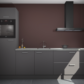 Onyxgrijze keuken Tokelau 43526