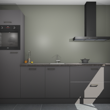 Onyxgrijze keuken Tokelau 43540