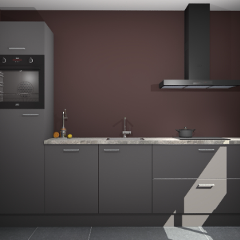 Onyxgrijze keuken Tokelau 43564