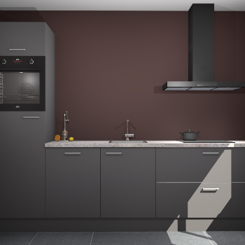 Onyxgrijze keuken Tokelau 43603