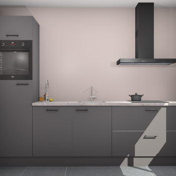 Onyxgrijze keuken Tokelau 43605