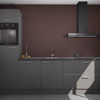 Onyxgrijze keuken Tokelau 43616