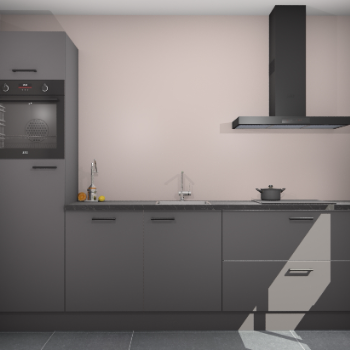 Onyxgrijze keuken Tokelau 43619