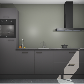 Onyxgrijze keuken Tokelau 43621