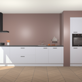 Sneeuwwitte hoogglans keuken Calgary 86327