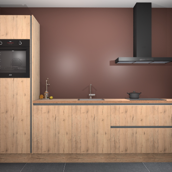 Madera Natuur greeploze keuken Tokelau 43892