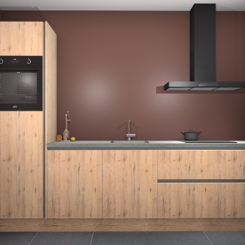 Madera Natuur greeploze keuken Tokelau 43906