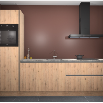 Madera Natuur greeploze keuken Tokelau 43993