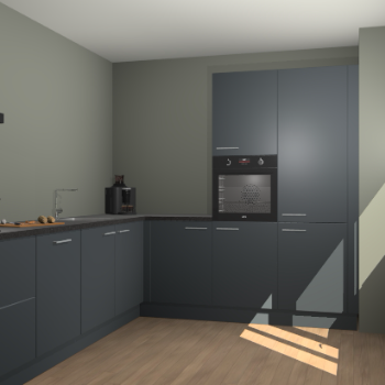 Onyxgrijze keuken Portland 76314