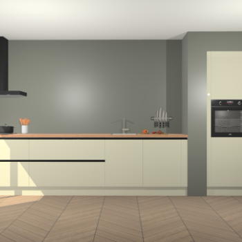 Magnolia hoogglans greeploze keuken Calgary 86375