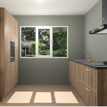 Goud Eiken keuken Bytom 55074