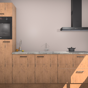 Astoria Eiken keuken Tokelau 44092