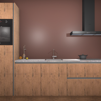 Astoria Eiken greeploze keuken Tokelau 44103