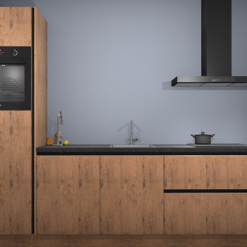 Astoria Eiken greeploze keuken Tokelau 44139