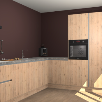 Madera Natuur greeploze keuken Portland 76507