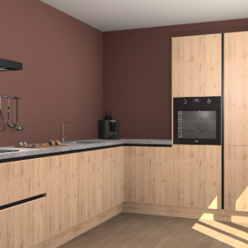 Madera Natuur greeploze keuken Portland 76528