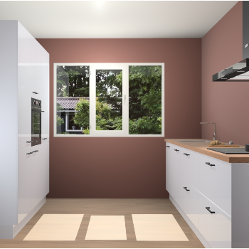 Sneeuwwitte Hoogglans keuken Bytom 55735