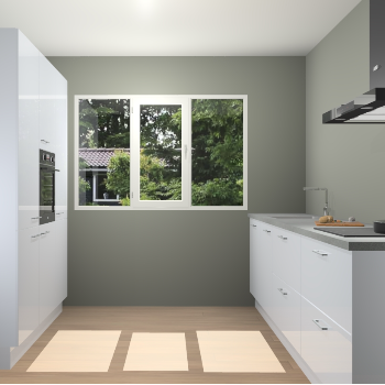 Sneeuwwitte Hoogglans keuken Bytom 58563