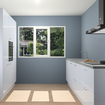 Sneeuwwitte Hoogglans keuken Bytom 58565