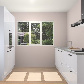 Sneeuwwitte Hoogglans keuken Bytom 58570