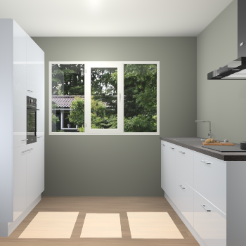 Sneeuwwitte Hoogglans keuken Bytom 58639