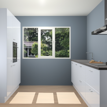 Sneeuwwitte Hoogglans keuken Bytom 58640